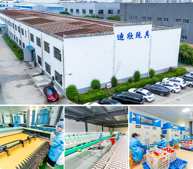 Dixin Toys factory and plush toy production workshops