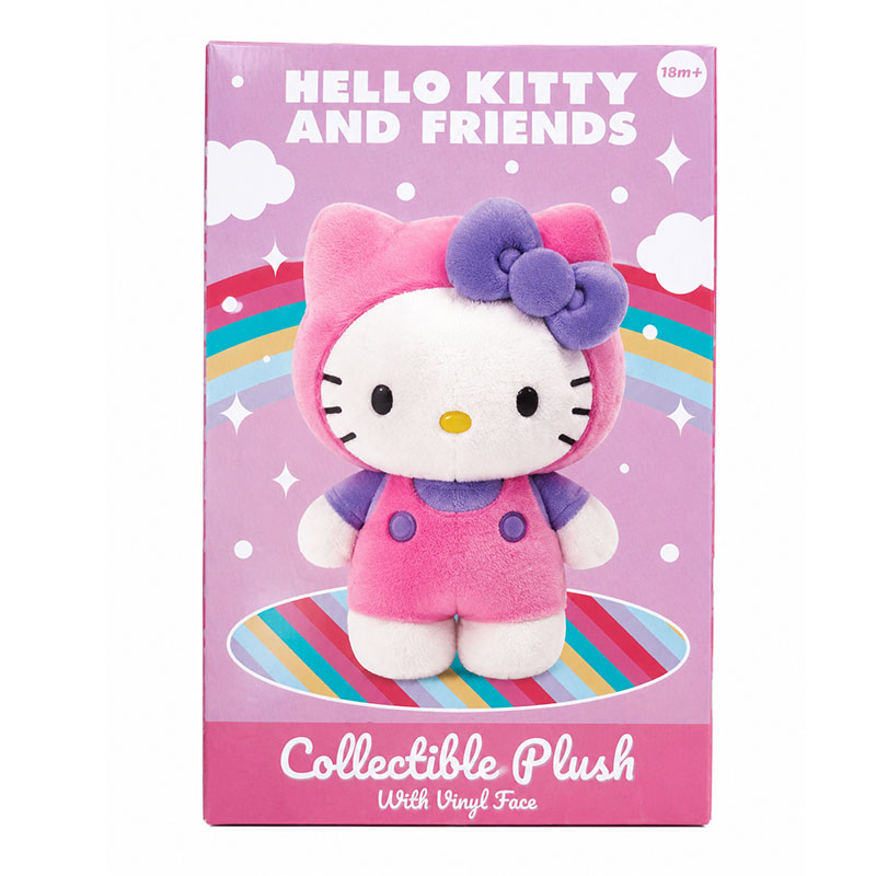 Boîte rose pastel Hello Kitty Plush