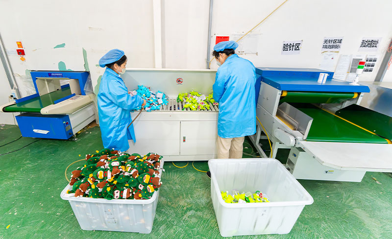 Metal Detection In The Needle Inspection Area