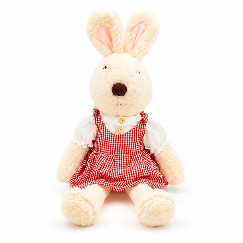Beige Rabbit Plush Doll