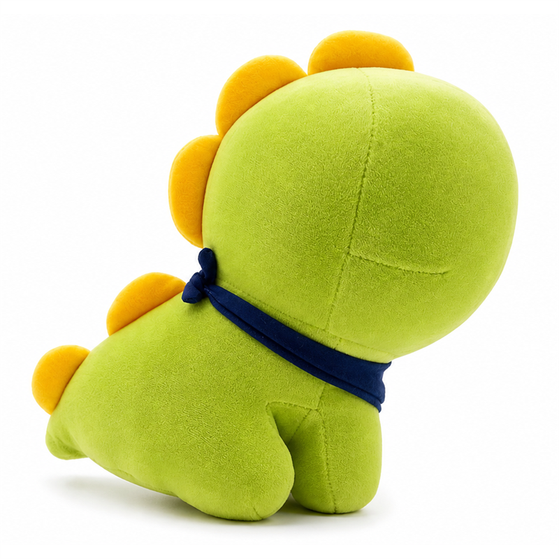 Big Head Green Dinosaur Plush Toy Children Gift Cute Doll Sleeping Pillow Hugs Stuffed Animal Toys