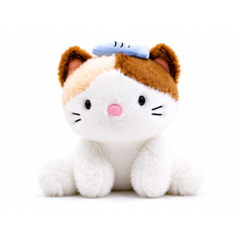 Calico Cat Plush Toy Children Gift Cute Doll Sleeping Pillow Hugs Stuffed Animal Toys