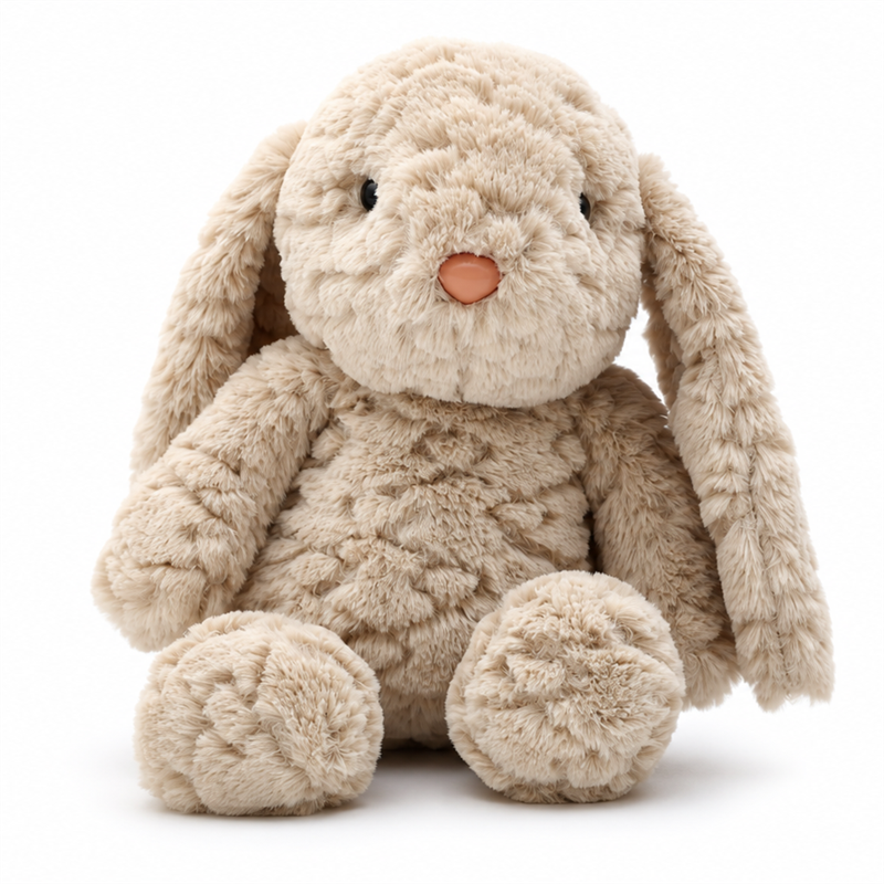 Cream Floppy Ear Rabbit Plush Toy Children Gift Playtime Cute Doll Stuffed Animal Toys