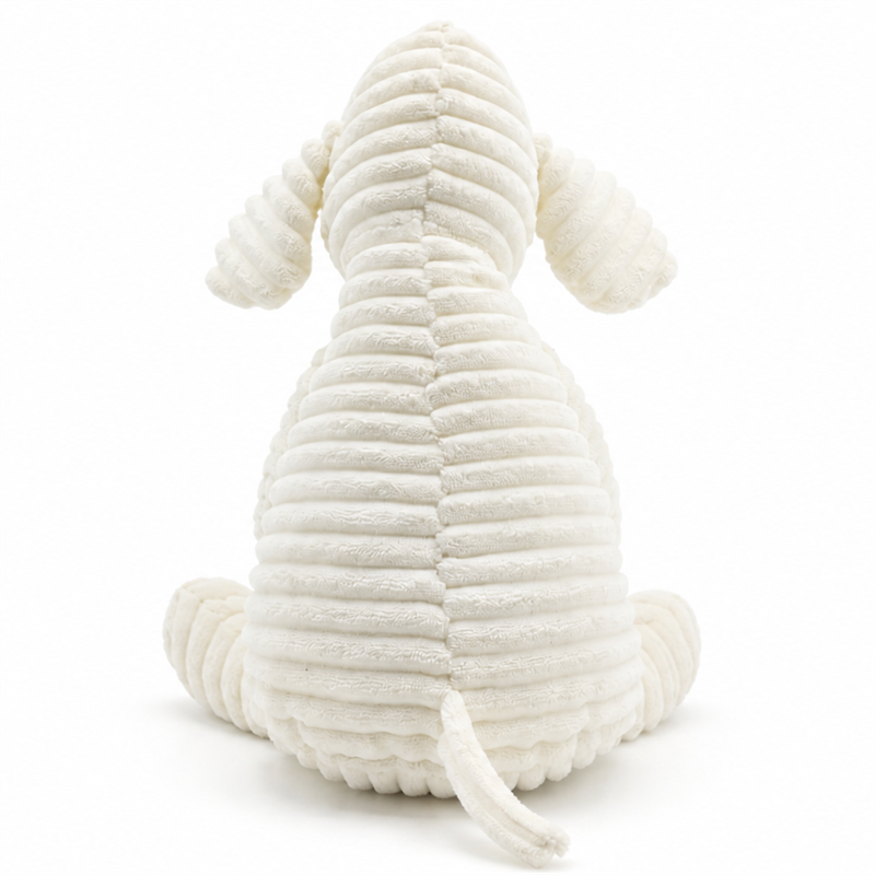 Cream Corduroy Sheep Plush Toy for Kids Gifts Cute Doll Stuffed Animal Toys