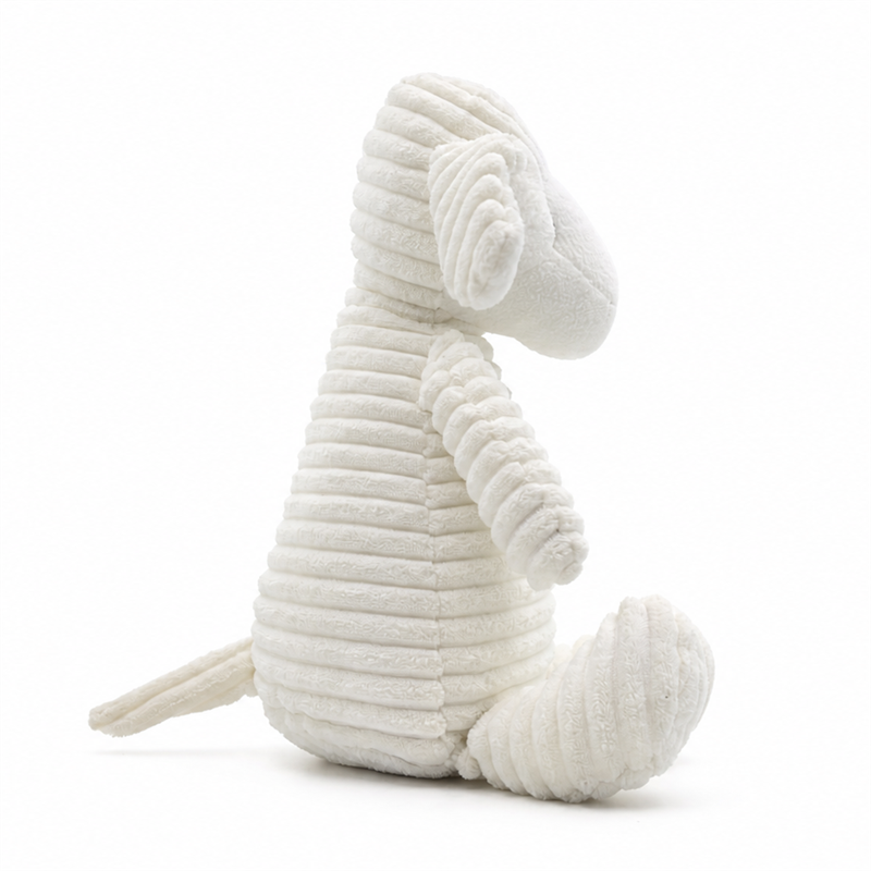 Cream Corduroy Sheep Plush Toy for Kids Gifts Cute Doll Stuffed Animal Toys