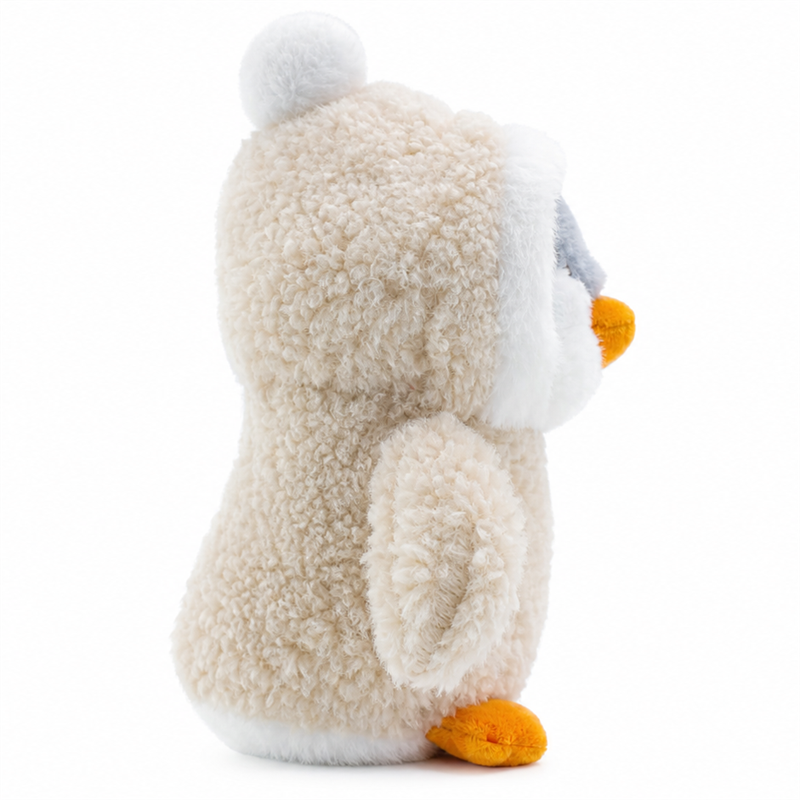 Cute Baby Penguin Plush Toy in Hooded Jumpsuit for Kids Gifts Stuffed Animal Toy