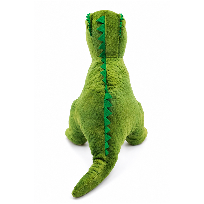 Green T Rex Dinosaur Plush Toy with Open Mouth Children Gift Cute Stuffed Animal Doll