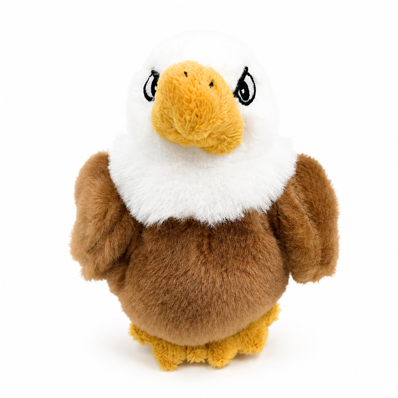 Bald Eagle Plush Toy with White Head Children Gift Cute Stuffed Animal Doll