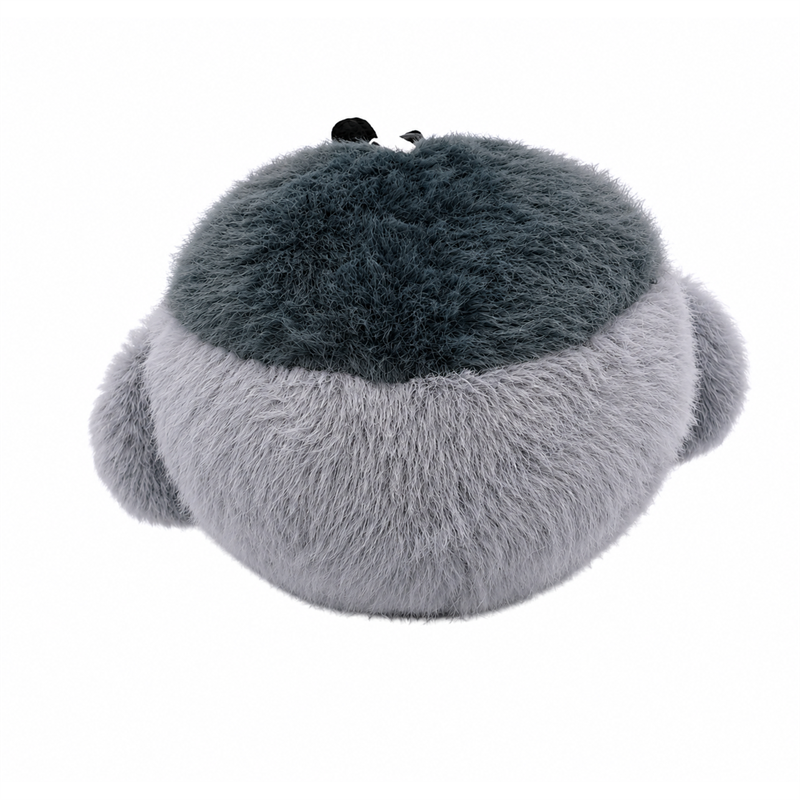 Gray Penguin Plush Keychain with Wrist Strap Children Gift Cute Stuffed Animal Charm