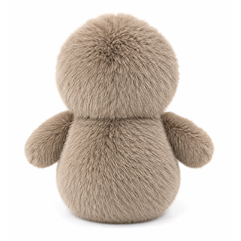 Gray Sloth Plush Toy with White Face and Long Arms Baby Gift Cute Stuffed Animal Doll