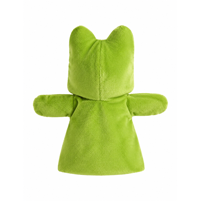 Green Crocodile Plush Hand Puppet Children Gift Cute Stuffed Animal Role Play Toy