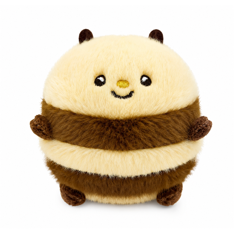 Yellow Bee Plush Keychain
