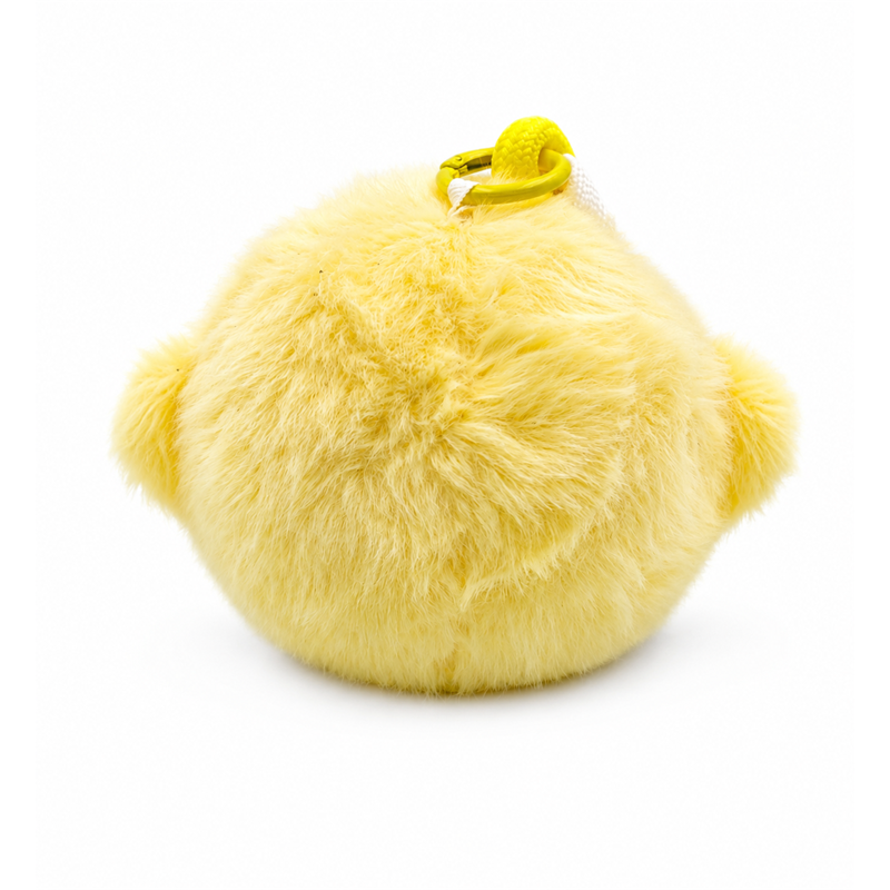 Yellow Chick Plush Keychain with Wrist Strap Baby Gift Cute Stuffed Animal Charm