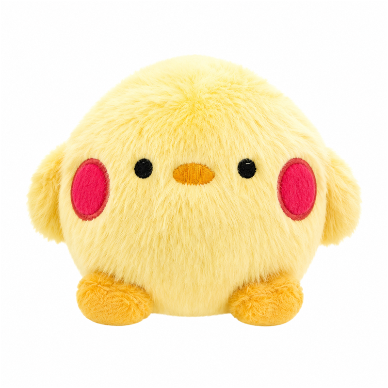 Yellow Chick Plush Keychain with Wrist Strap Baby Gift Cute Stuffed Animal Charm